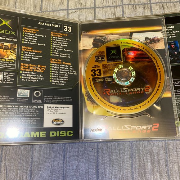 LOT of 6 Xbox official magazine demo discs with games 2004/2004 - Picture 6 of 9